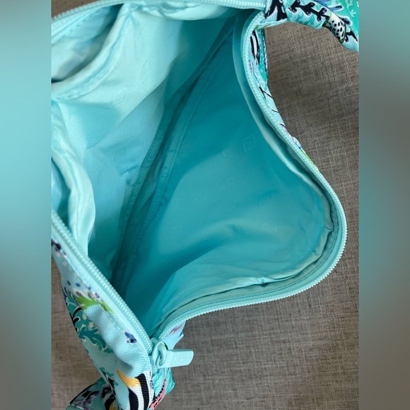 VERA BRADLEY ESSENTIAL SLING BACKPACK BAG ANTILLES TREASURE FISH Sea Ocean Aqua - Picture 11 of 16